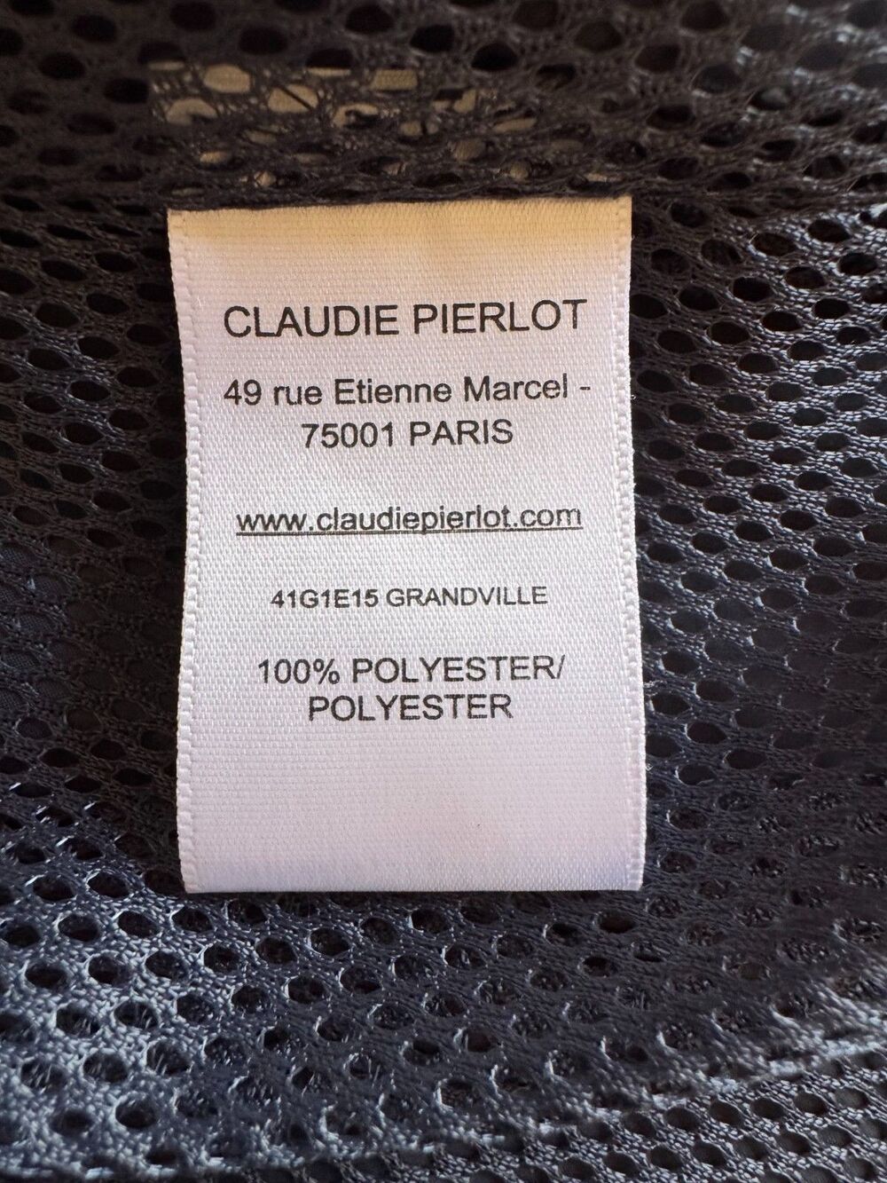 claudie pierlot oversized parisian bomber windbreaker jacket - Picture 7 of 16
